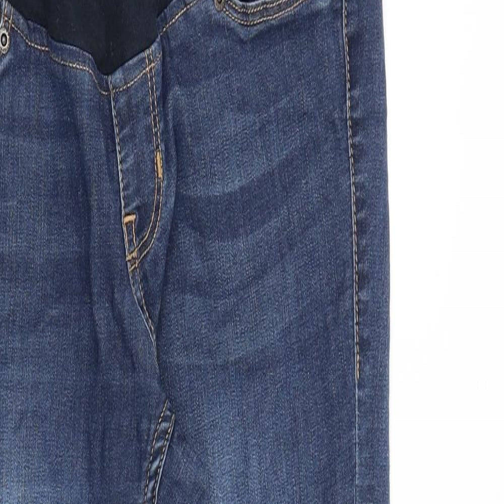 H&M Womens Blue Cotton Skinny Jeans Size 10 Slim