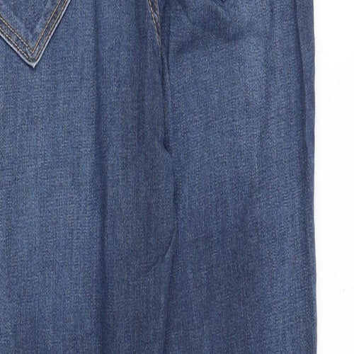 H&M Womens Blue Cotton Skinny Jeans Size 10 Slim