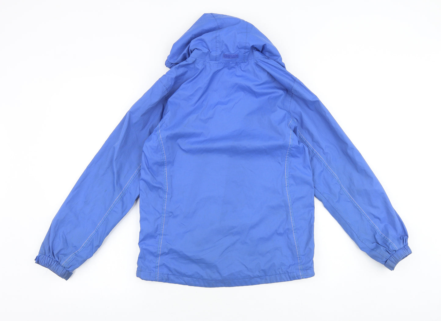 Regatta Girls Blue Windbreaker Jacket Size 11-12 Years Zip