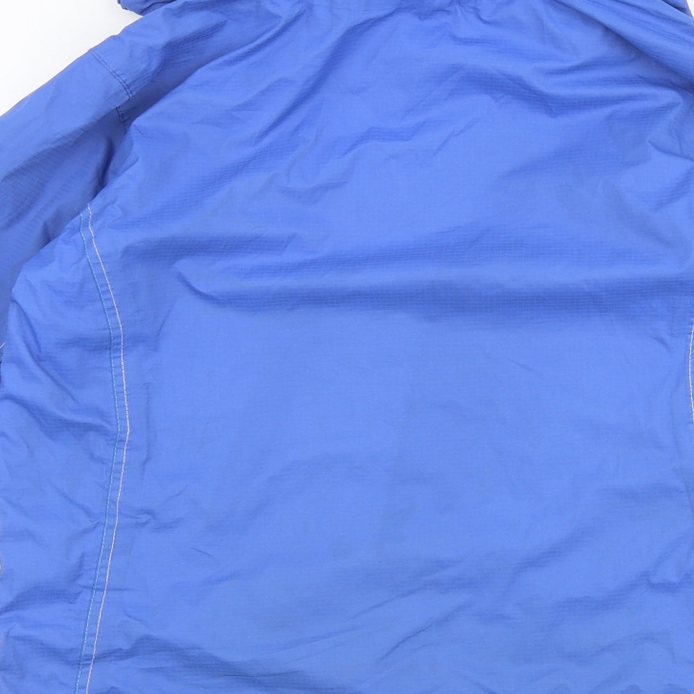 Regatta Girls Blue Windbreaker Jacket Size 11-12 Years Zip