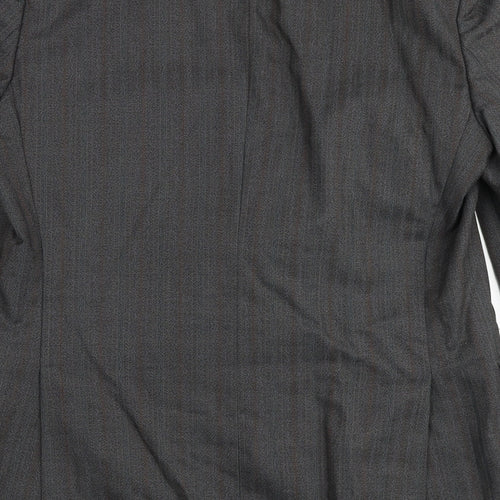 Chatsworth Mens Grey Polyester Jacket Suit Jacket Size 40 Regular