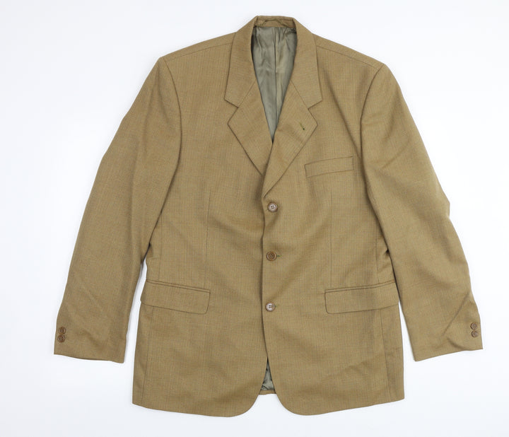 Skopes Mens Brown Polyester Jacket Suit Jacket Size 42 Regular