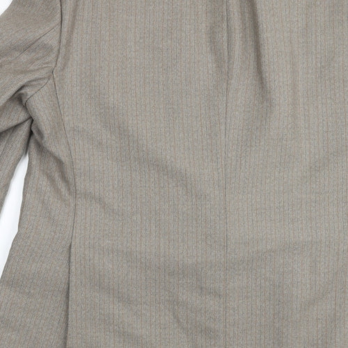 Hepsworth Mens Beige Striped Wool Jacket Suit Jacket Size 38 Regular