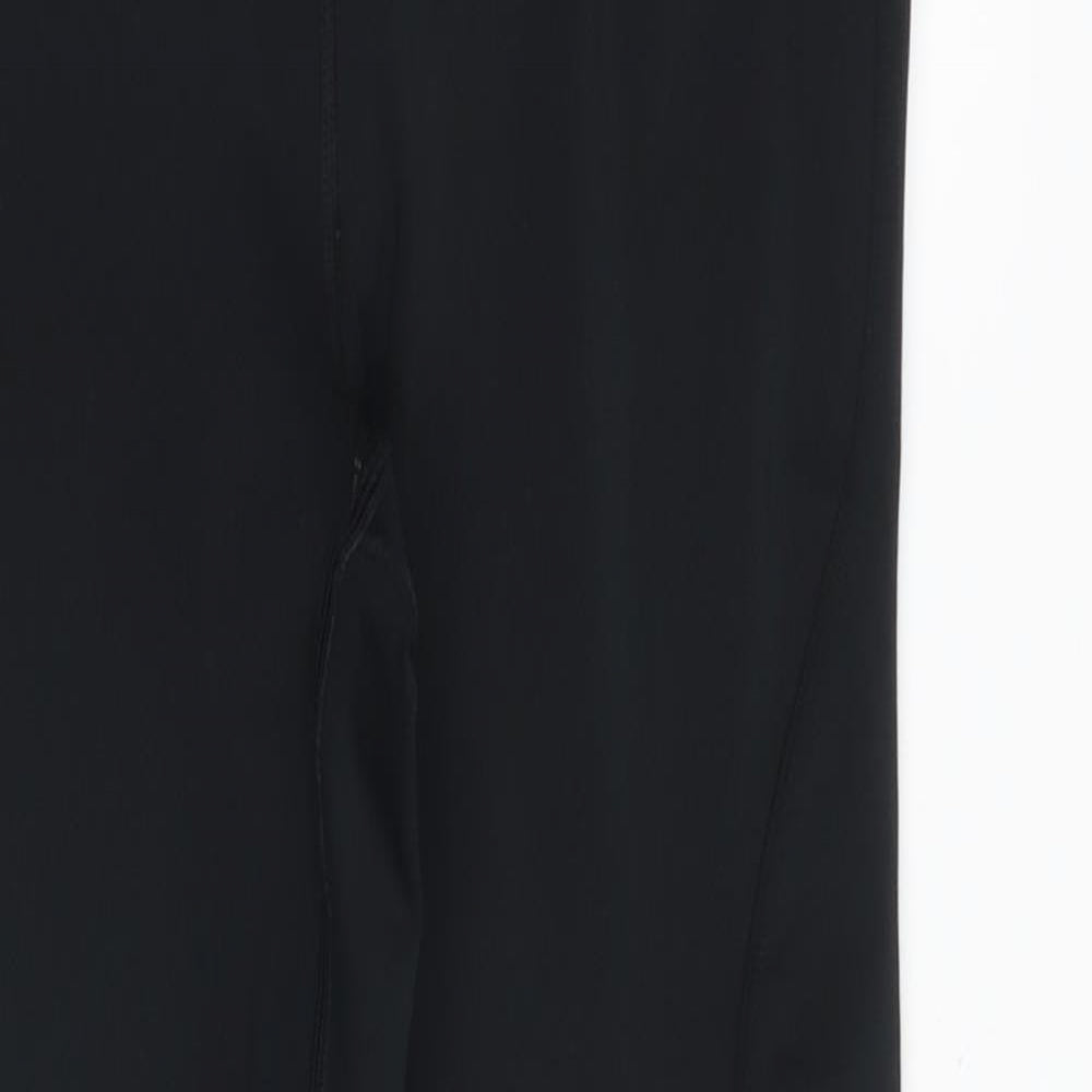 ASOS Womens Black Polyester Jogger Leggings Size 12 - Mesh Panels