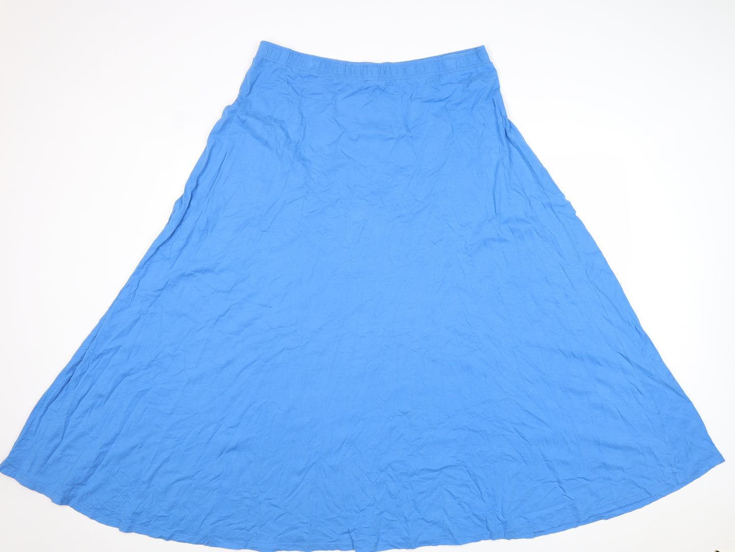 Seasalt Womens Blue Viscose Swing Skirt Size 18