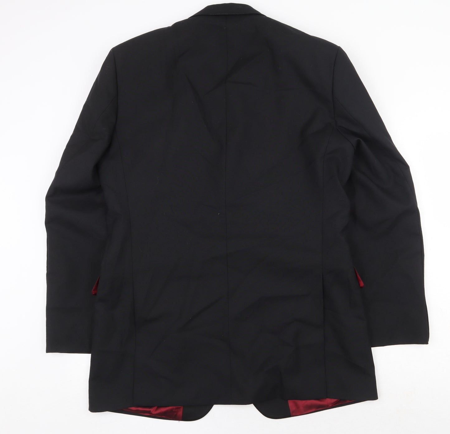 charlton gr Mens Black Wool Jacket Suit Jacket Size 42 Regular