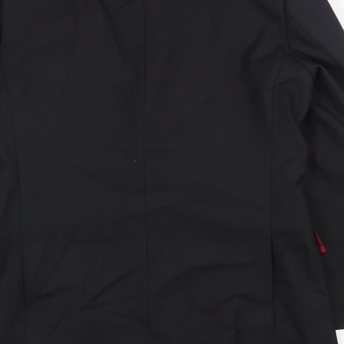 charlton gr Mens Black Wool Jacket Suit Jacket Size 42 Regular