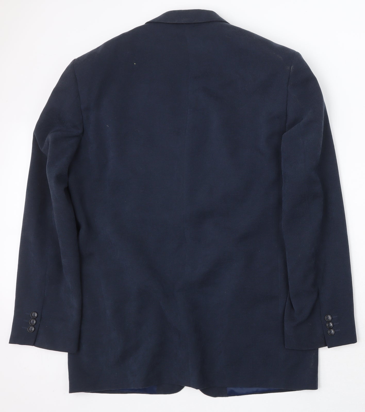Marks and Spencer Mens Blue Polyester Jacket Suit Jacket Size 40 Regular