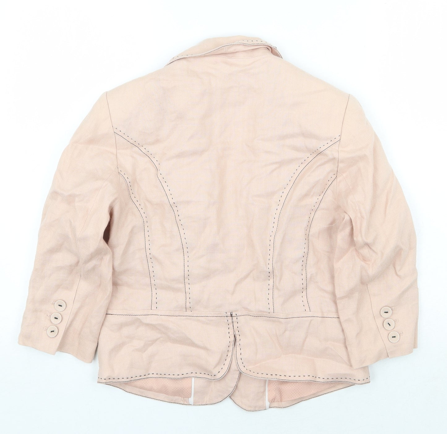 NEXT Womens Pink Jacket Size 10 Button