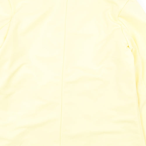 Preworn Womens Yellow Jacket Blazer Size M Button