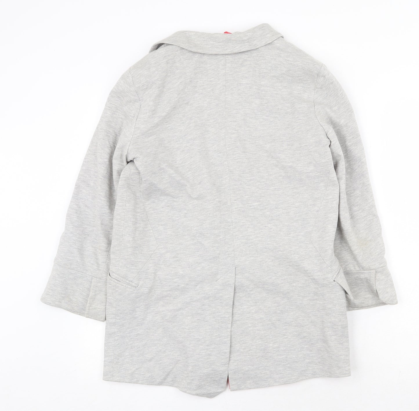 Topshop Womens Grey Jacket Size 10 Button