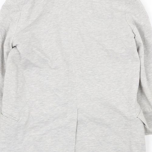 Topshop Womens Grey Jacket Size 10 Button