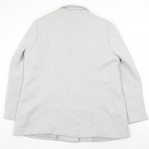 Slimma Womens Grey Jacket Size 20 Button