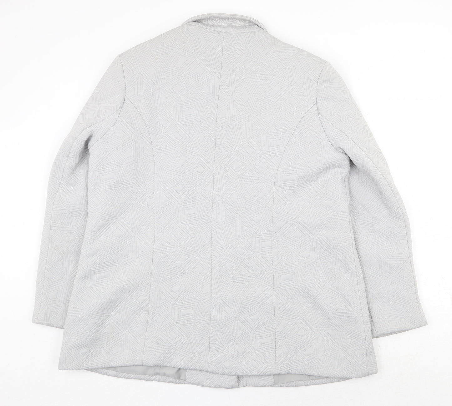 Slimma Womens Grey Jacket Size 20 Button