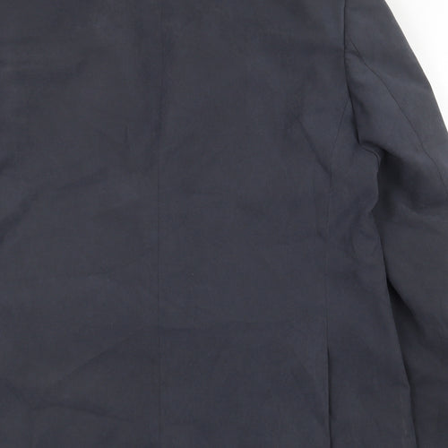 Marks and Spencer Mens Blue Polyester Jacket Suit Jacket Size 44 Regular