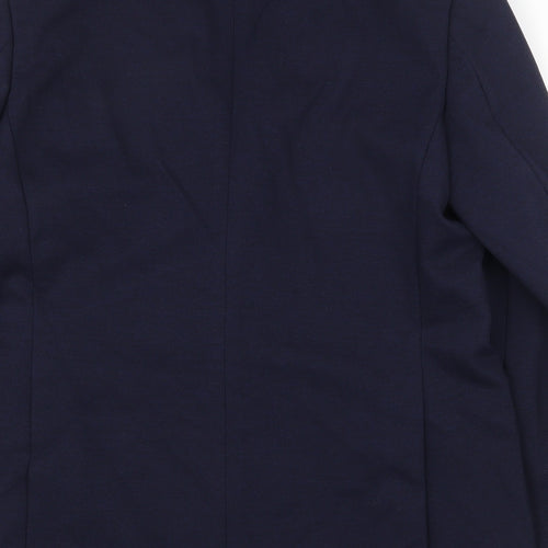 Marks and Spencer Mens Blue Polyester Jacket Suit Jacket Size 42 Regular