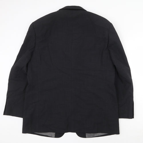 Marks and Spencer Mens Grey Polyester Jacket Suit Jacket Size 44 Regular