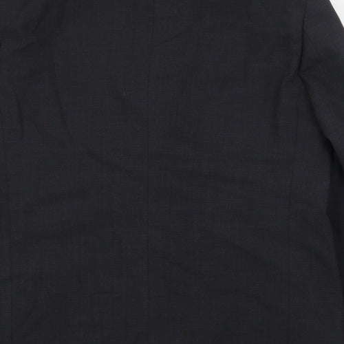 Marks and Spencer Mens Grey Polyester Jacket Suit Jacket Size 44 Regular