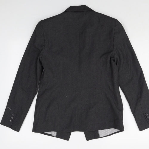Marks and Spencer Womens Grey Polyester Jacket Suit Jacket Size 12