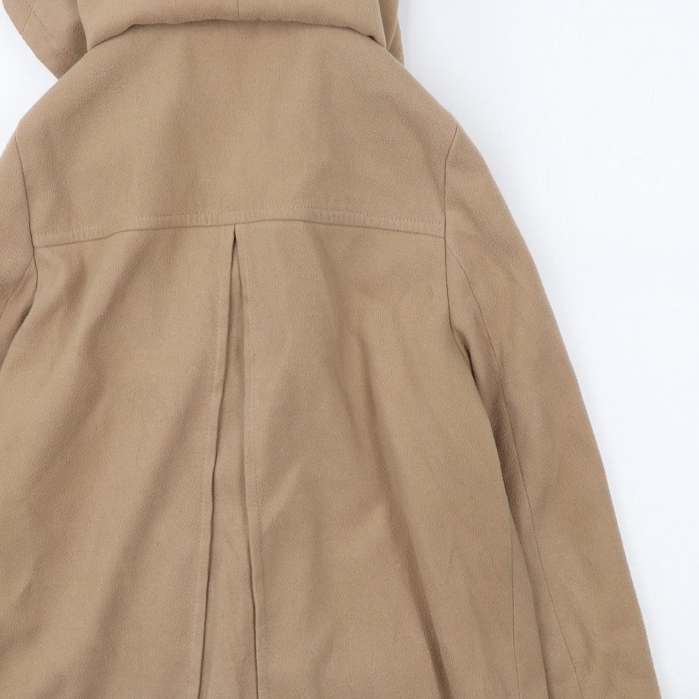 Marks and Spencer Womens Brown Jacket Size 10 Button