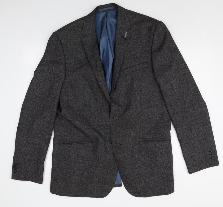 Taylor & Wright Mens Grey Polyester Jacket Suit Jacket Size 42 Regular