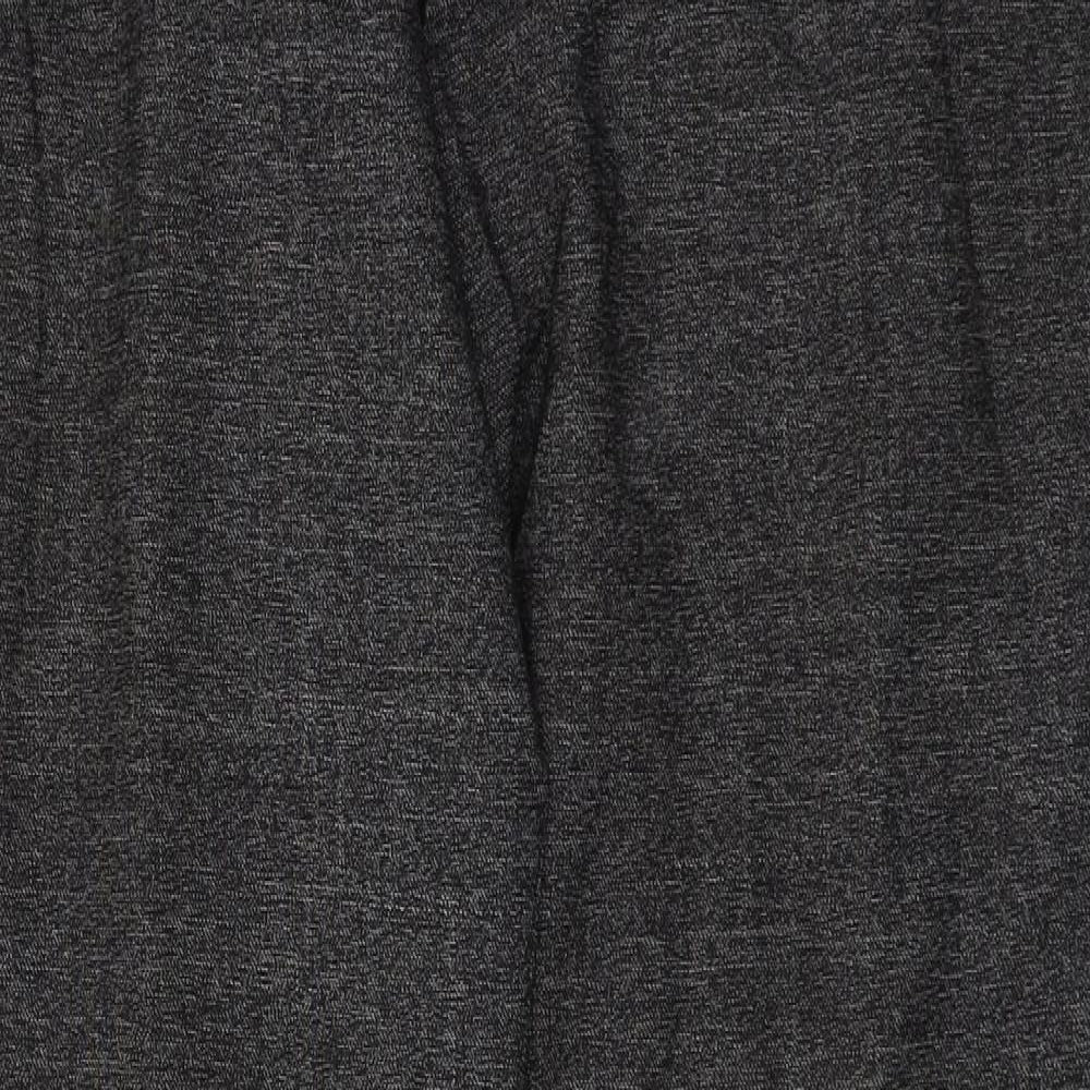 Taylor & Wright Mens Grey Polyester Trousers Size 38 in Regular Zip