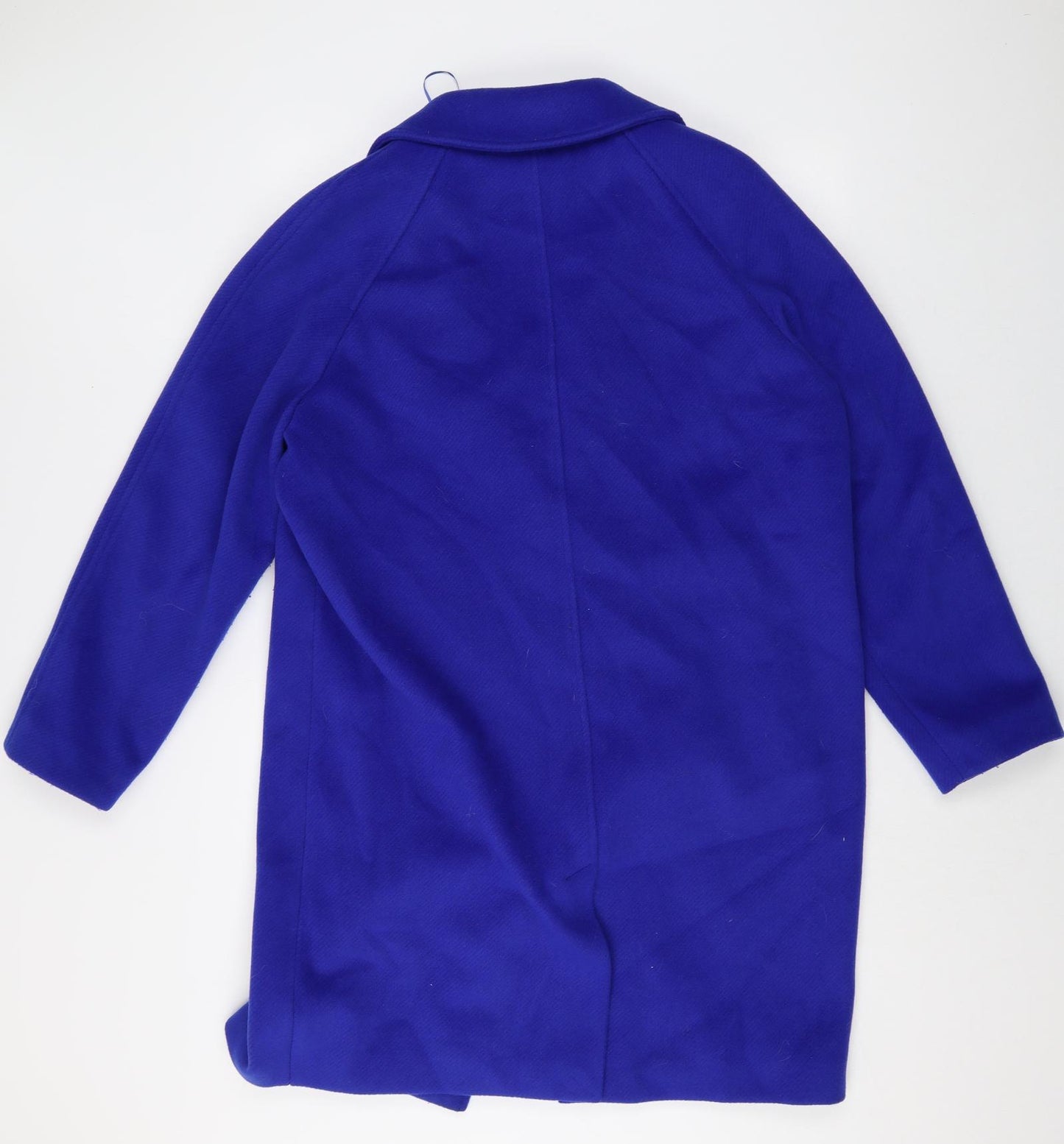 Marks and Spencer Womens Purple Pea Coat Coat Size 16 Button