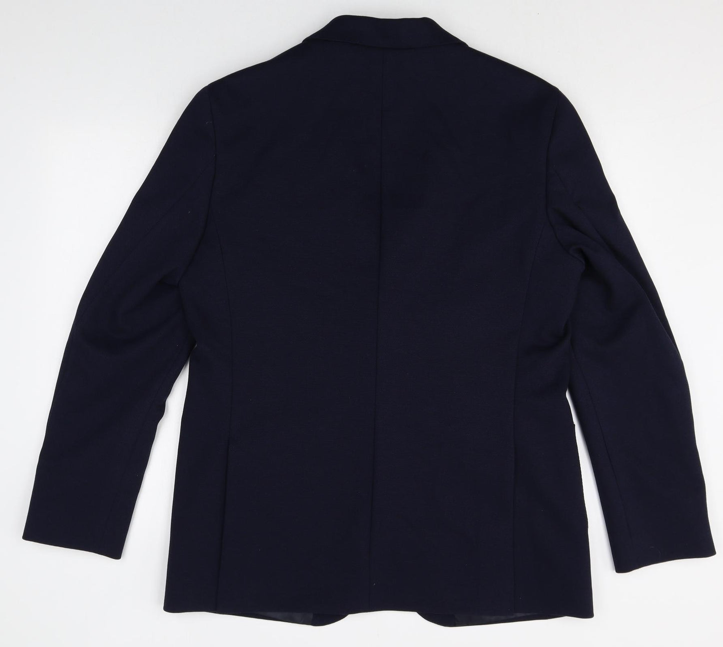 Marks and Spencer Mens Blue Polyamide Jacket Suit Jacket Size 42 Regular