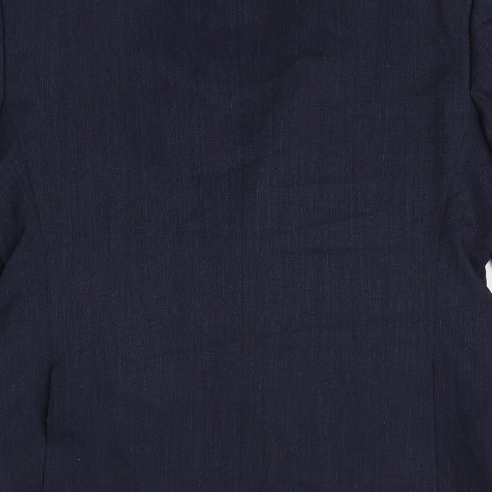 Marks and Spencer Mens Blue Wool Jacket Suit Jacket Size 44 Regular