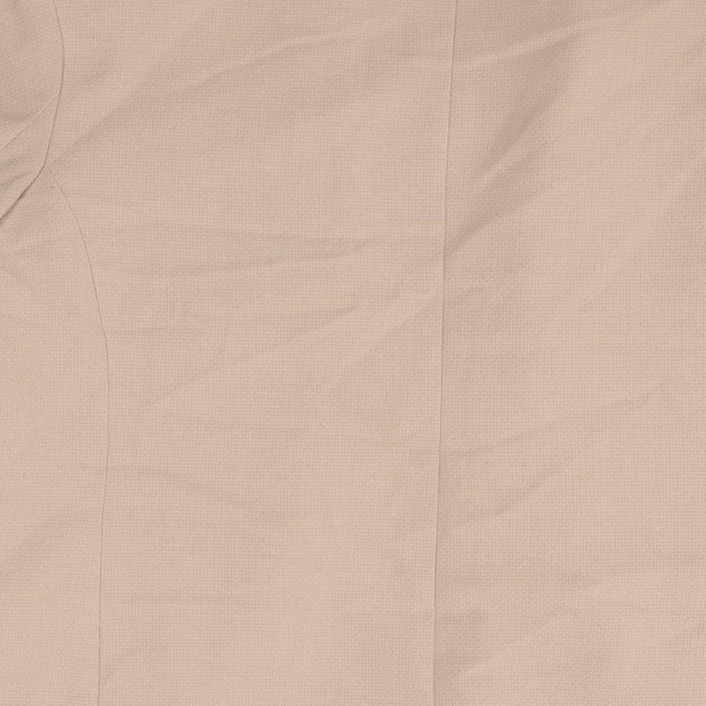 Oasis Womens Beige Polyester Jacket Blazer Size 8 - Open