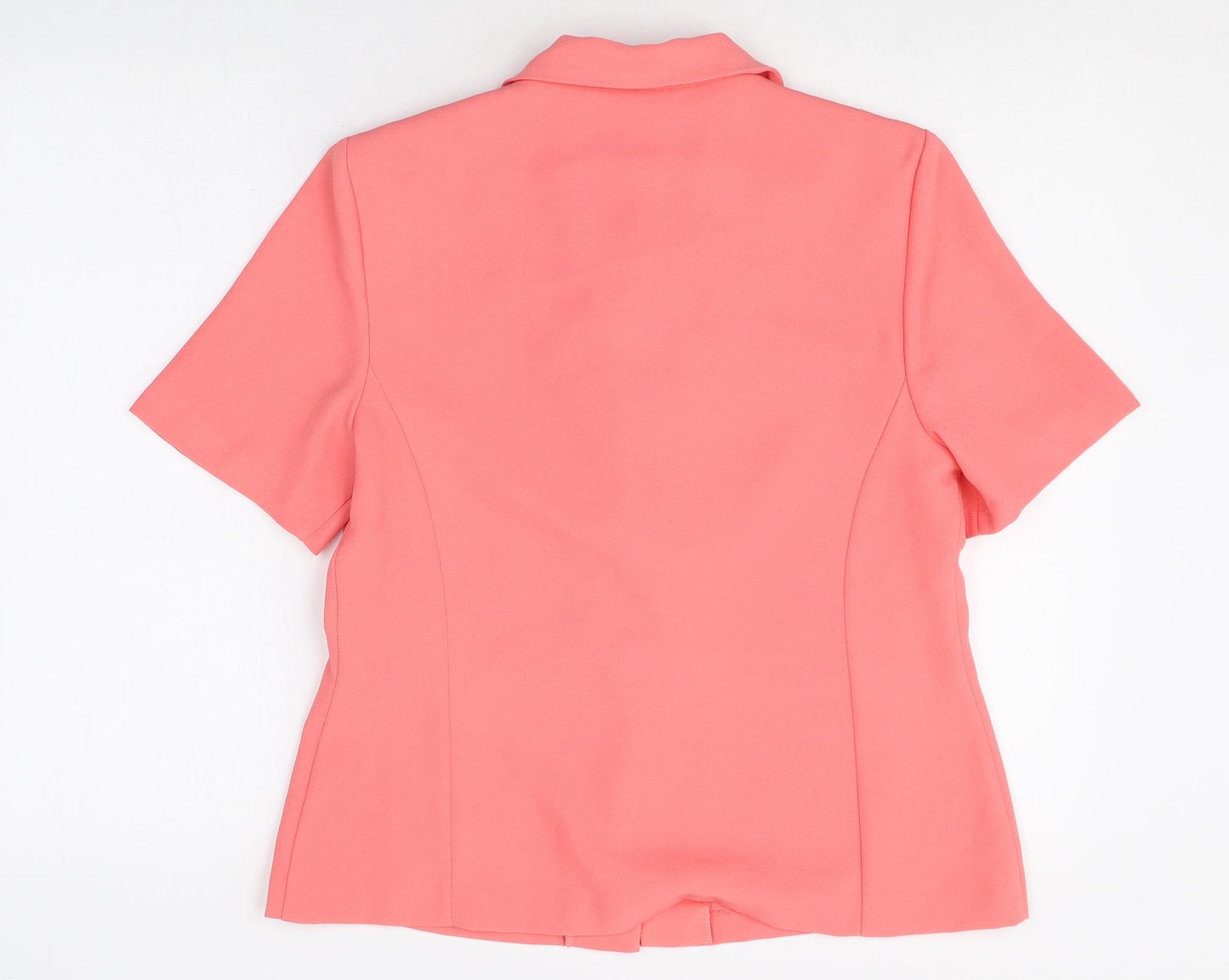 Berkertex Womens Pink Polyester Jacket Blazer Size 14