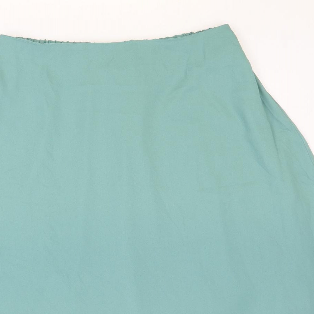 Sisters Point Womens Blue Polyester Swing Skirt Size L