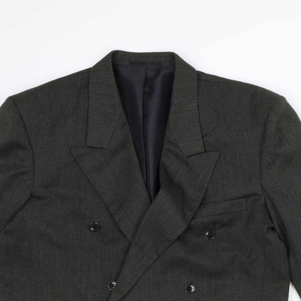 Marlow Mens Grey Polyester Jacket Suit Size 40 Regular