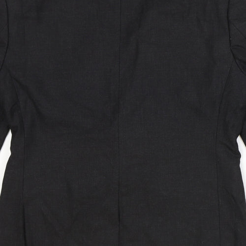 River Island Mens Grey Polyester Jacket Suit Jacket Size 40 Regular