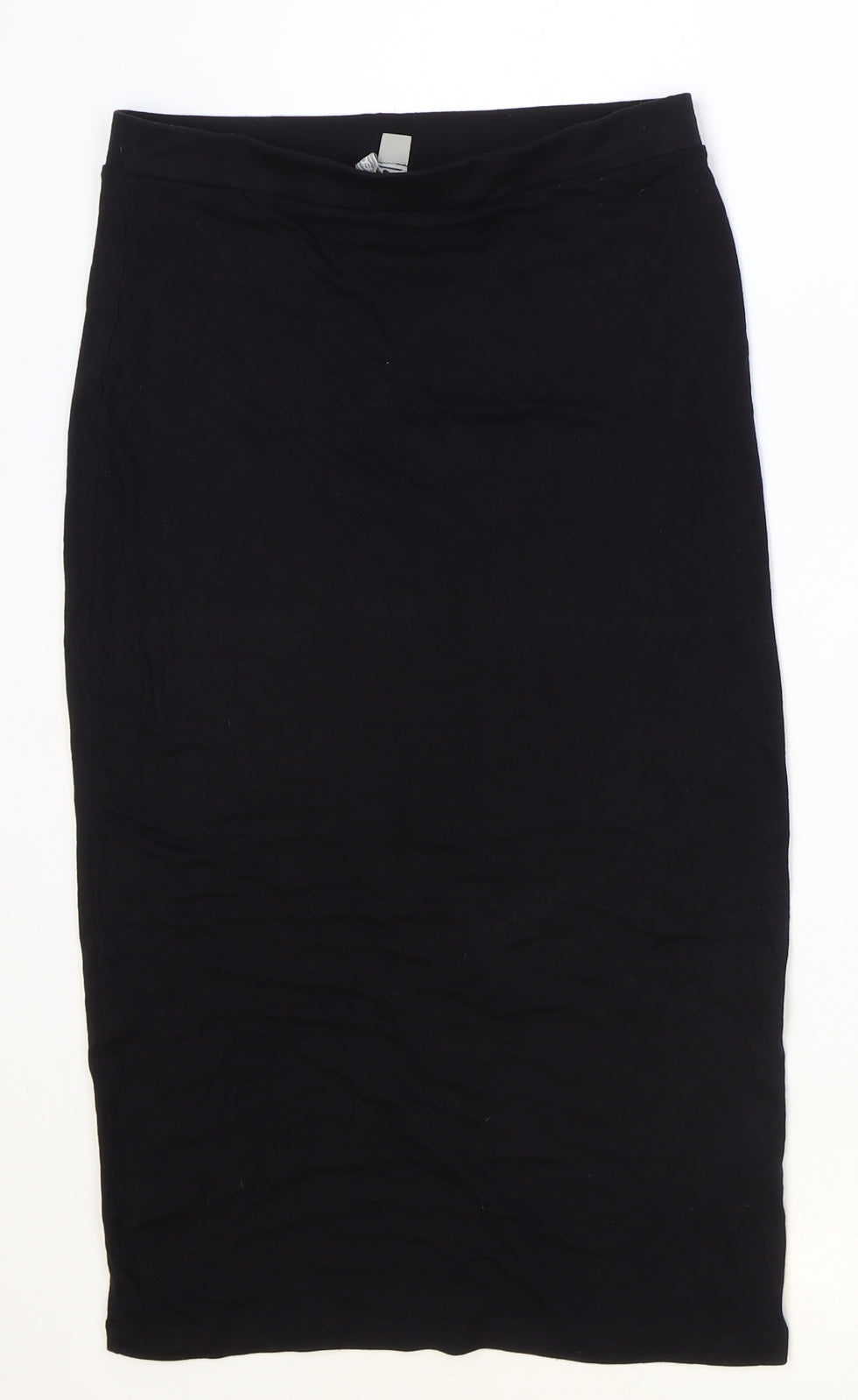 ASOS Womens Black Viscose Straight & Pencil Skirt Size 10