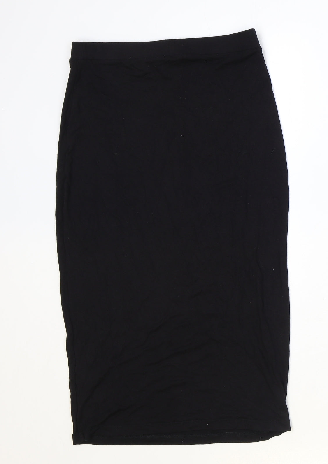 ASOS Womens Black Viscose Straight & Pencil Skirt Size 10