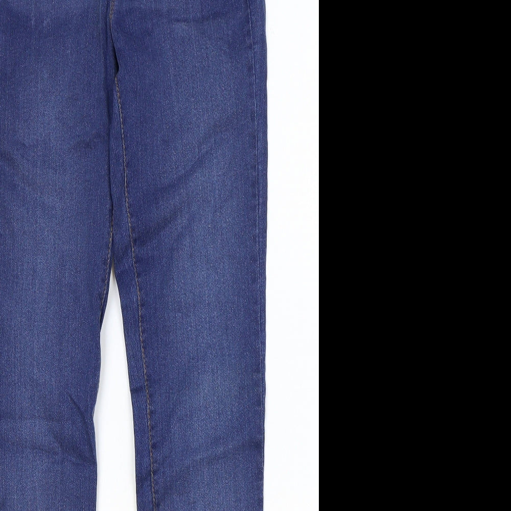 Dorothy Perkins Womens Blue Cotton Jegging Leggings Size 8