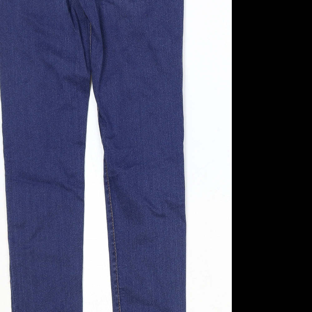 Dorothy Perkins Womens Blue Cotton Jegging Leggings Size 8