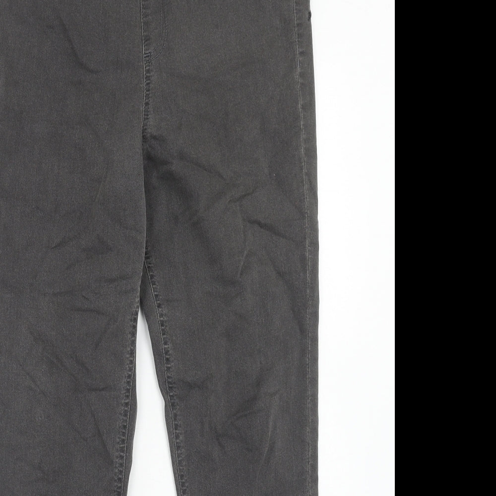 Marks and Spencer Womens Grey Cotton Jegging Jeans Size 14 Regular