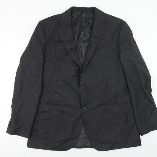 Marks and Spencer Mens Grey Wool Jacket Suit Jacket Size 44 Regular
