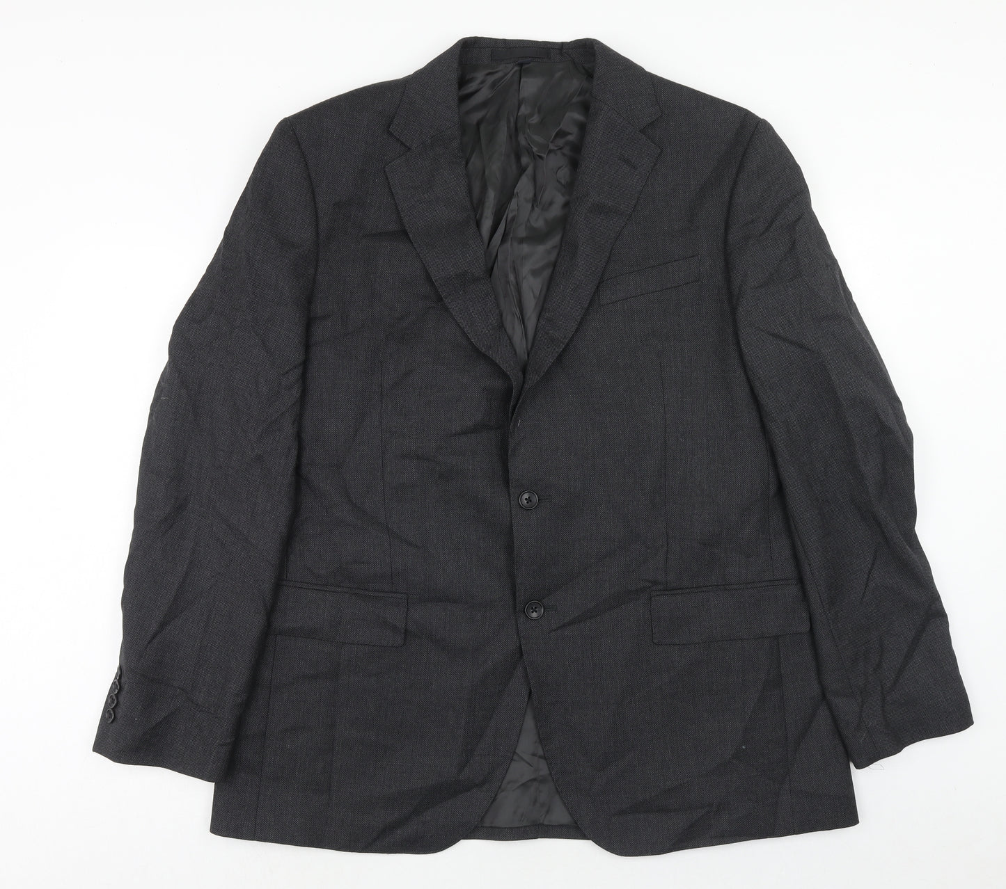 Marks and Spencer Mens Grey Wool Jacket Suit Jacket Size 44 Regular