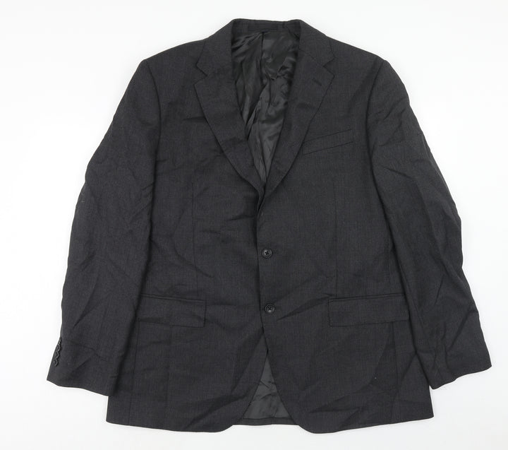 Marks and Spencer Mens Grey Wool Jacket Suit Jacket Size 44 Regular