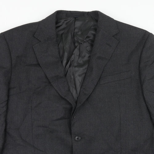 Marks and Spencer Mens Grey Wool Jacket Suit Jacket Size 44 Regular