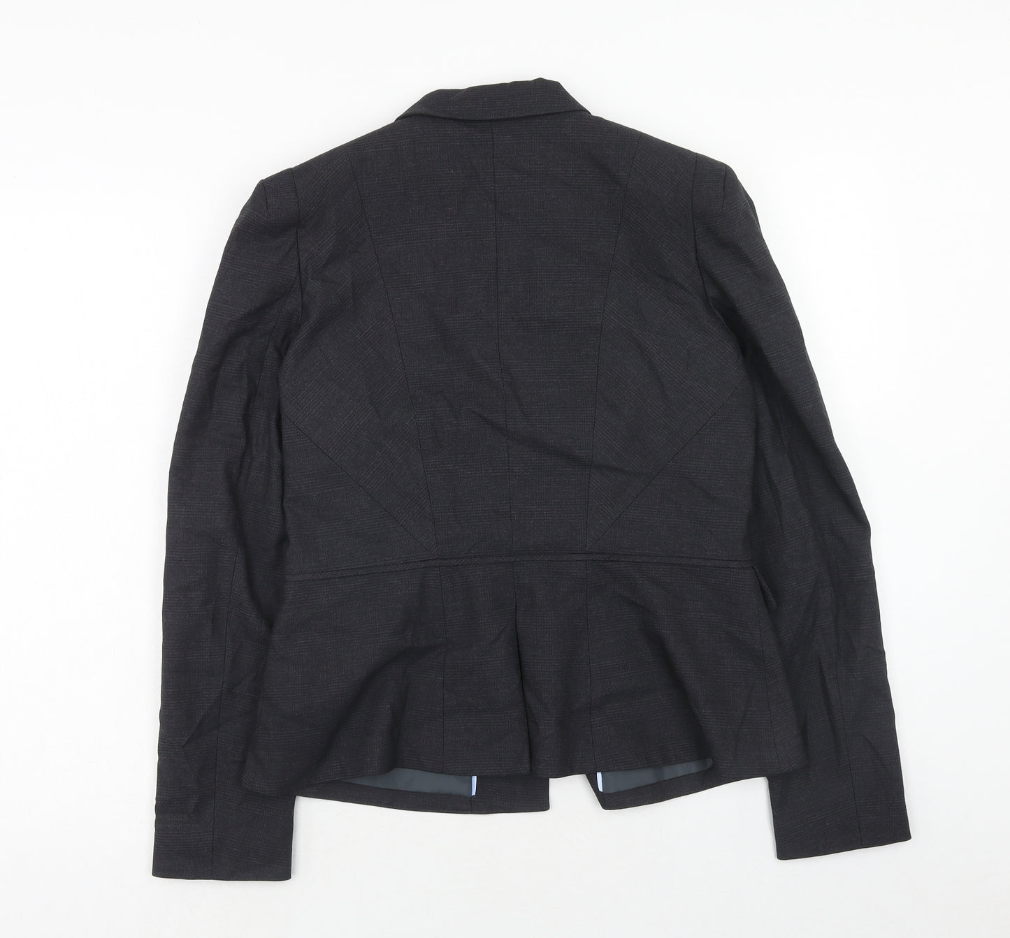 Warehouse Womens Grey Polyester Jacket Suit Jacket Size 14