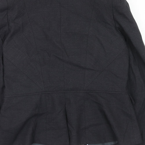 Warehouse Womens Grey Polyester Jacket Suit Jacket Size 14