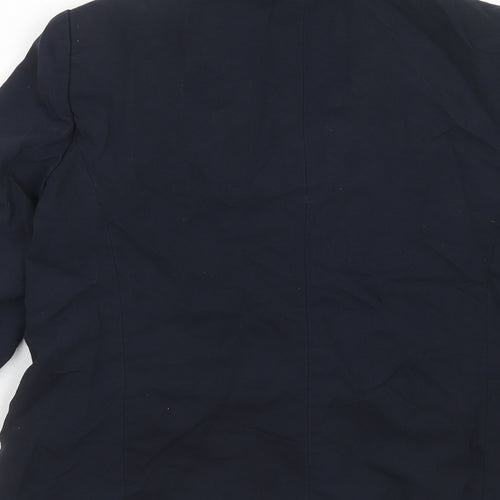 Topshop Womens Blue Jacket Blazer Size 8