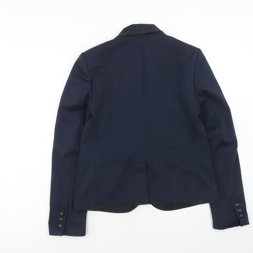 Gap Womens Blue Polyacrylate Fibre Jacket Suit Jacket Size 8