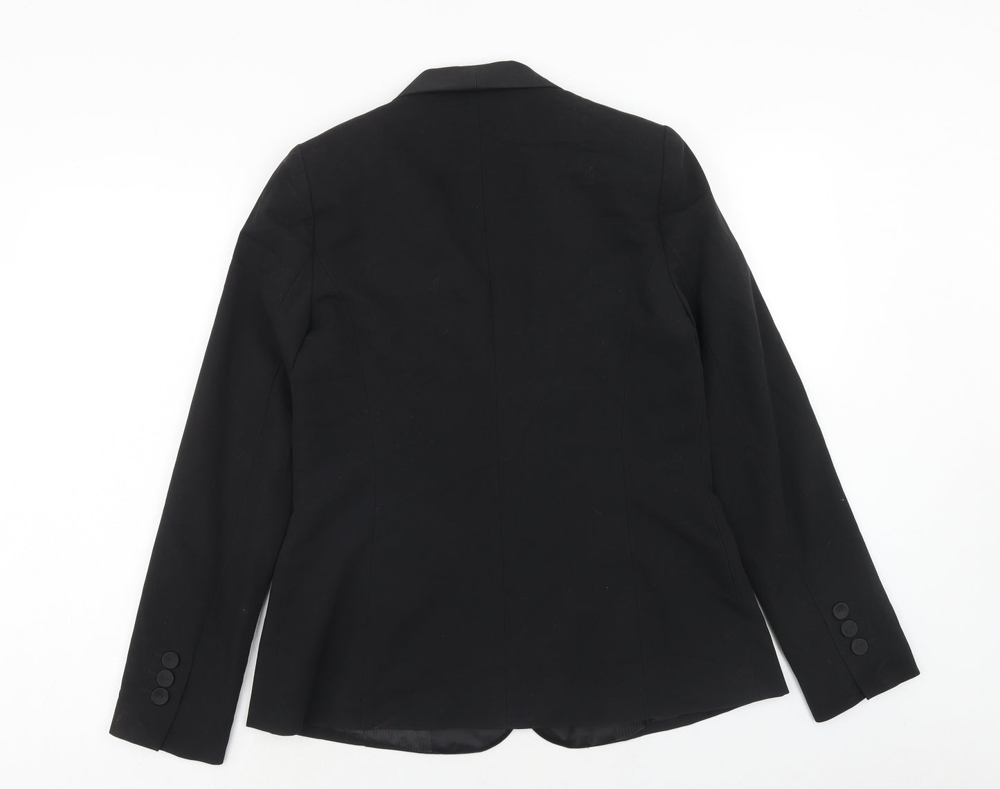 Dorothy Perkins Womens Black Polyester Tuxedo Suit Jacket Size 12