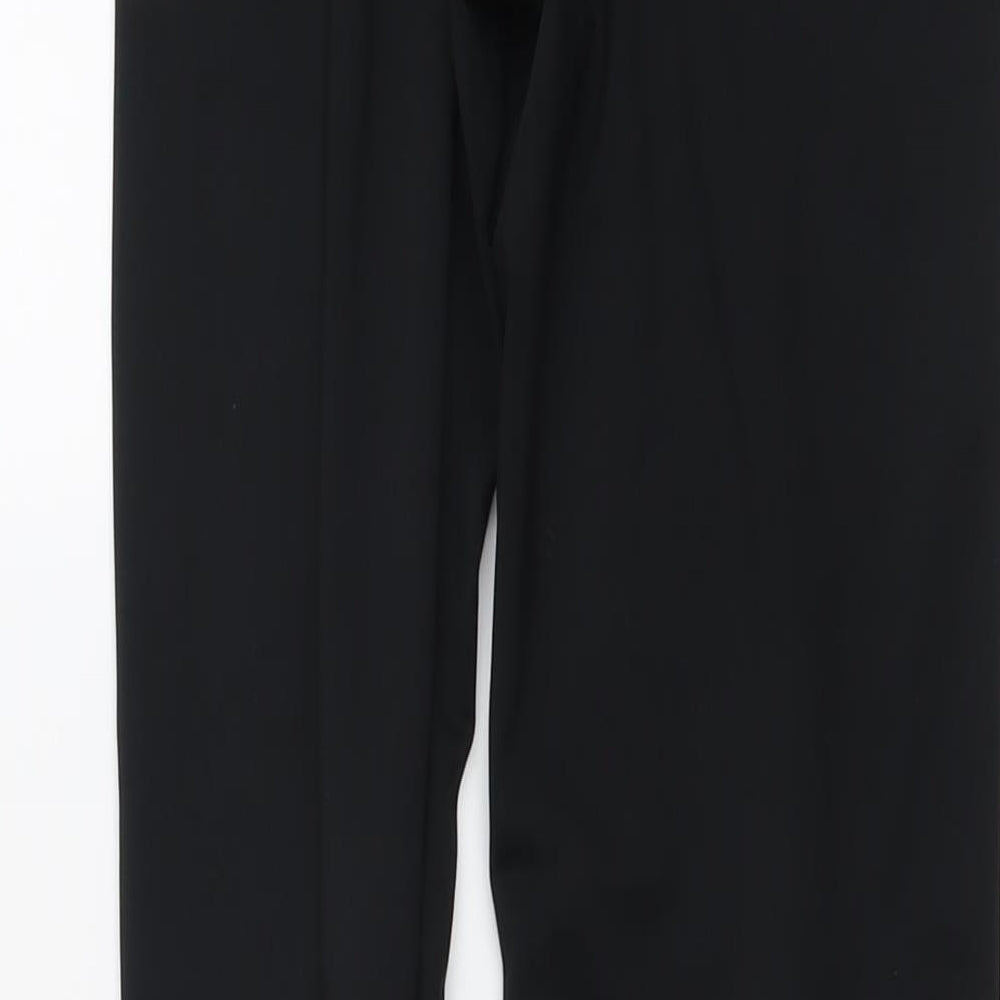 Nike Womens Black Polyester Compression Leggings Size L L28 in Regular Pullover