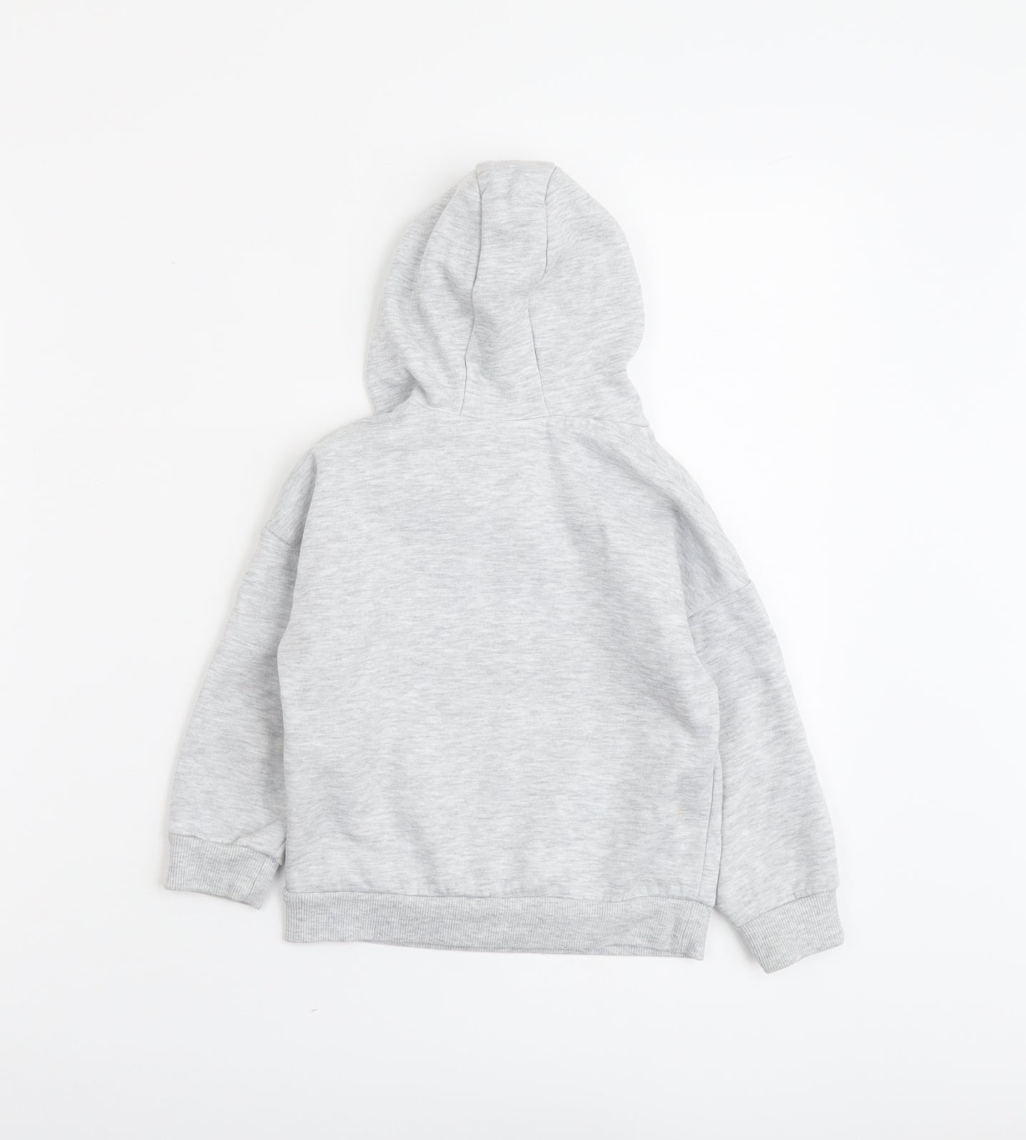 Batman Boys Grey Cotton Pullover Hoodie Size 3-4 Years Pullover - Batman